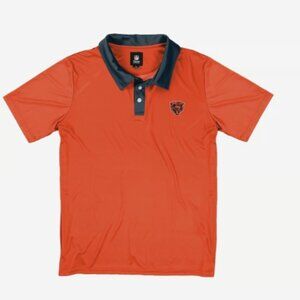 Chicago Bears Golf Polo Shirt - Official Team Colors Polyester Performance Polo